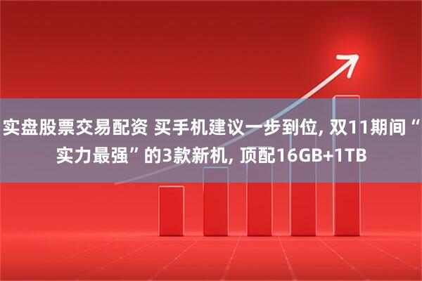 实盘股票交易配资 买手机建议一步到位, 双11期间“实力最强”的3款新机, 顶配16GB+1TB